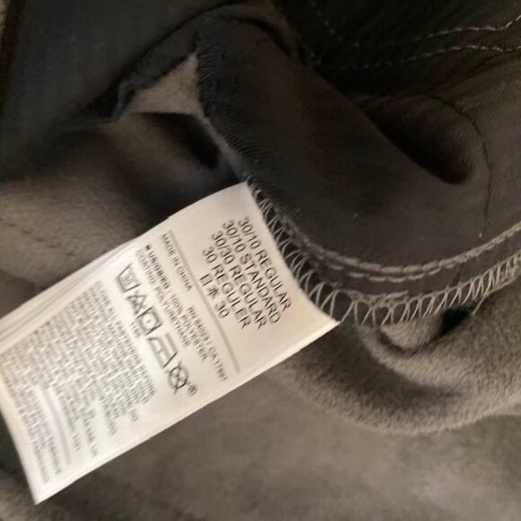 NWT GAP Leather Pants Dove Gray Size 10R Orig. $89.95 - Picture 2 of 9